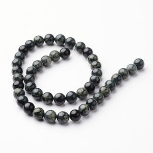 Kambaba Jasper Crystal Bead Strand | Grounding & Calm | 8mm