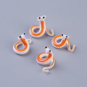 Glass Snake Ornament Handmade Lampwork
