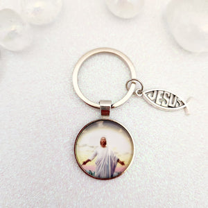 Jesus Keyring