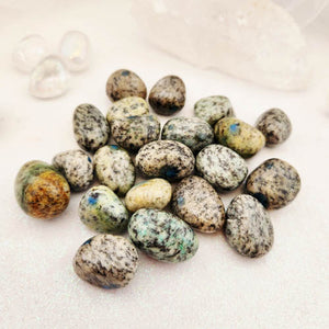 K2 Azurite in Granite Tumble