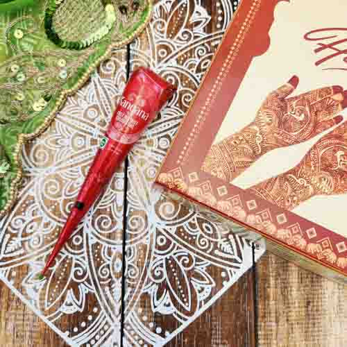 Kangana Red Fast Mehandi Henna Cone (approx. 25g)