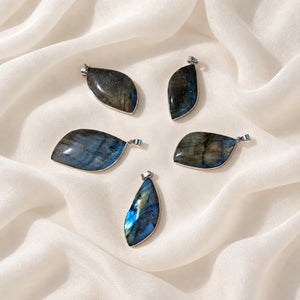 Labradorite Crystal Free Form Pendant | Inner Strength | Assorted