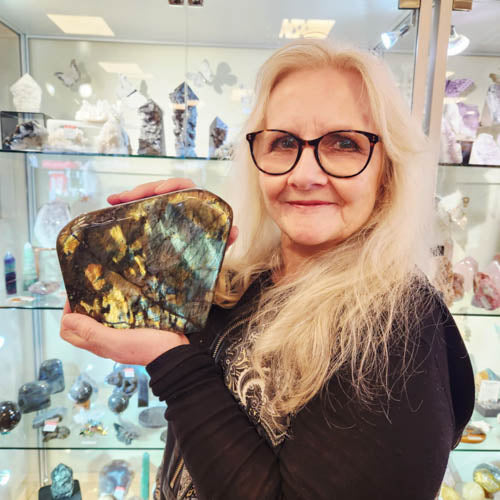 Labradorite Polished Free Form (approx. 15x18x7.5cm)