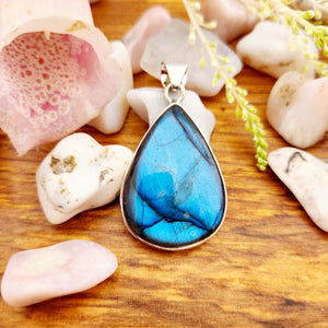 Labradorite Tear Drop Pendant