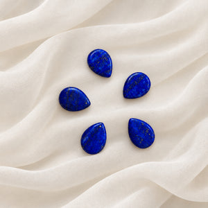 Lapis Lazuli Crystal Tear Drop Pendant | Communication & Expression | Assorted