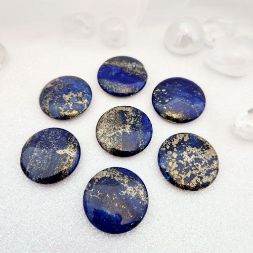 Lapis Lazuli Disc (assorted. approx. 3cm diameter)