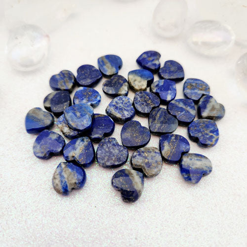 Lapis Lazuli Faceted Heart Bead (approx. 1x1.2cm)