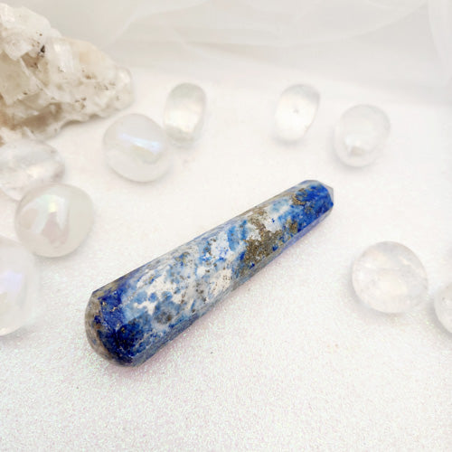 Lapis Lazuli Faceted Wand (approx. 9.1x2.2cm)