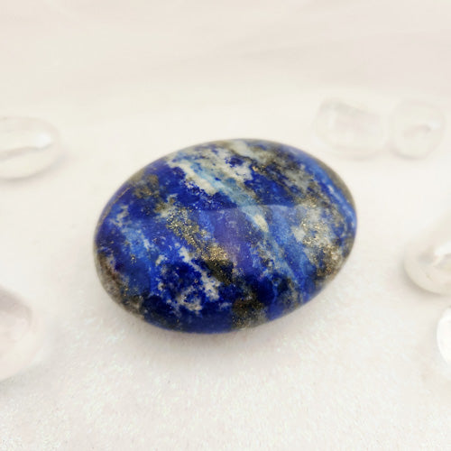 Lapis Lazuli Palm Stone (approx. 6.7x5.4cm)
