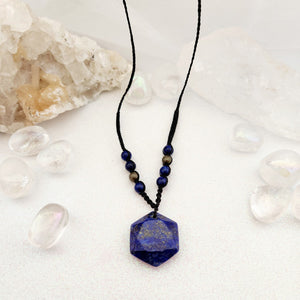 Lapis Lazuli Wrapped Pendant