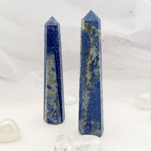 Lapis Polished Point (assorted. approx 11-12x2cm)