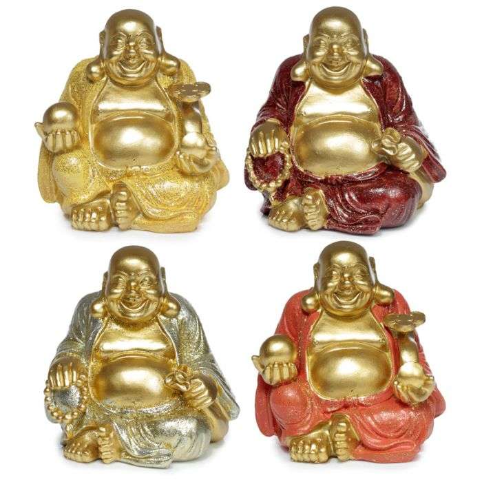 Laughing Buddha (assorted designs. approx. 8cm)