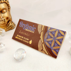 Lavender Backflow Incense Cones Organic Goodness