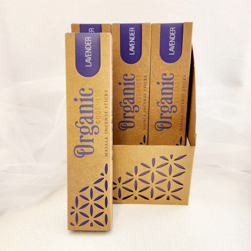 Lavender Organic Goodness Masala Incense Sticks (Song of India. 15 gr)