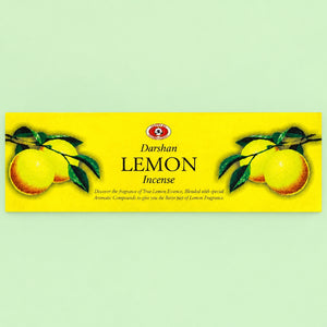 Lemon Incense Sticks | Hand Rolled | Darshan| 20g