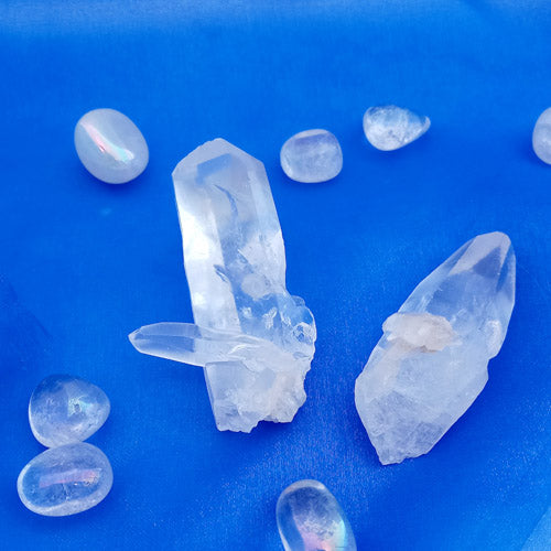 Lemurian Quartz Natural Point (assorted. approx. 7.5-8.5x2.8-3.2cm)