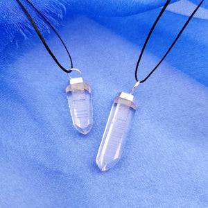 Lemurian Quartz Natural Point Pendan