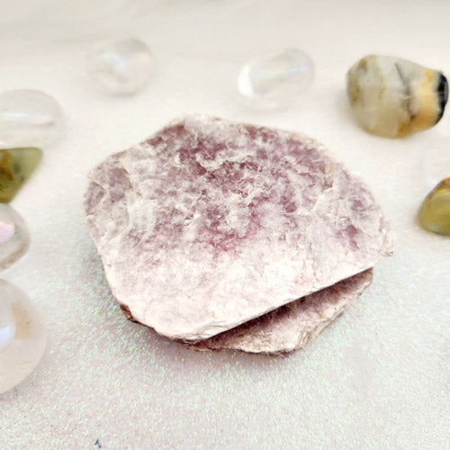 Lepidolite/Mica Slab (approx. 7.3x6.1x1.9cm)