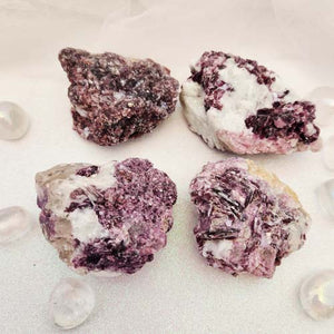 Lepidolite w. Quartz Specimen