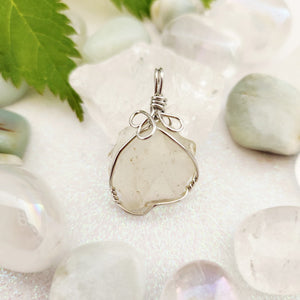 Libyan Desert Glass aka Libyan Gold Tektite Wrapped Pendant