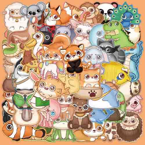 Lil Critter Self Adhesive Sticker (assorted designs)