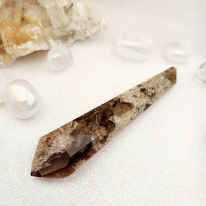 Lodolite Quartz aka Inclusion Quartz Double Terminated Point