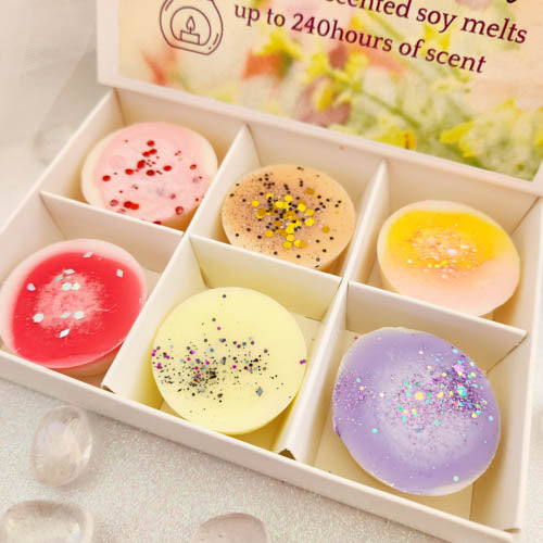 Love You Mum Collection of Soy Melts (pack of 6. handcrafted in Aotearoa New Zealand.. sustainable. approx 40 hours fragrance life per melt)