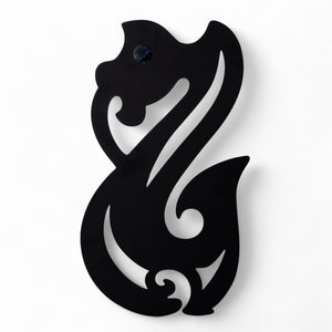 Manaia Black Steel Wall Art