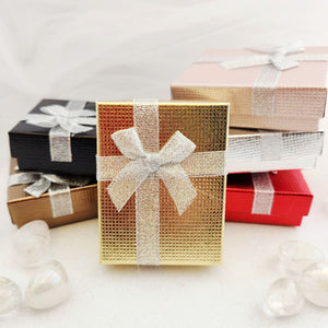Metallic Effect Gift Box w. Bow