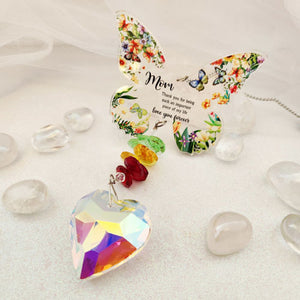 Mom Butterfly w. Hanging Prism