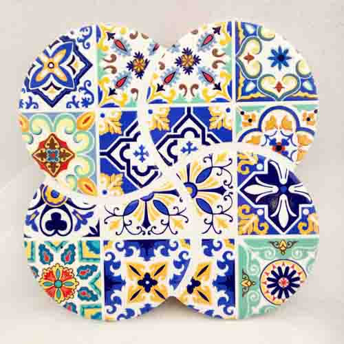 Moroccan Mosaic Style Trivet