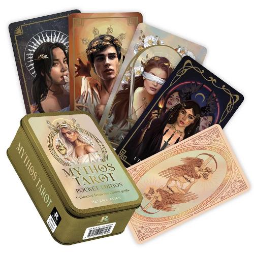 Mythos Tarot Cards Pocket Edition in a Tin (78 cards & guidebook)