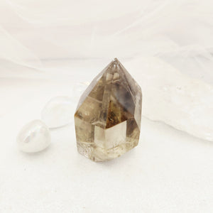 Natural Smoky Citrine Polished Point