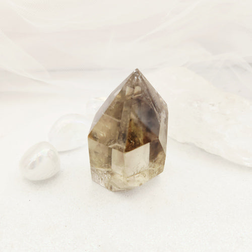 Natural Smoky Citrine Polished Point (approx. 6.3x4.5cm)