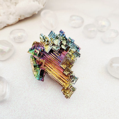 Bismuth Specimen (man-made in New Zealand. approx. 6.3x7cm)
