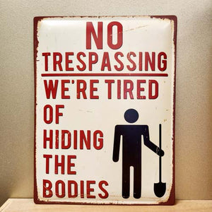 No Trespassing Sign