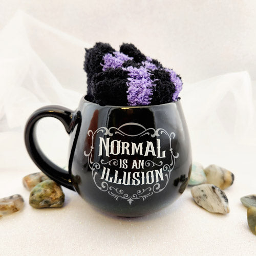 Normal is an Illusion Mug & Sock Set