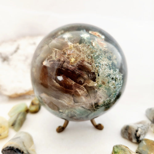 Ocean Jasper Sphere (approx. 10cm diameter)