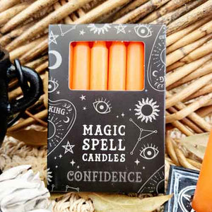 Orange Confidence Magic Spell Candles