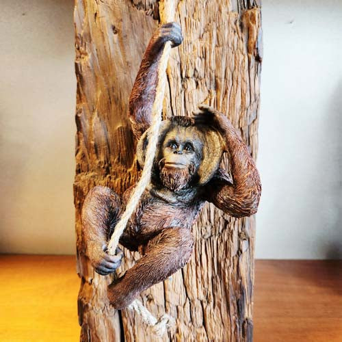 Orangutan on a Rope (approx. 26x16cm not incl. rope)