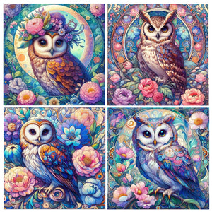 Owl Coasters | Ceramic | Set of 4