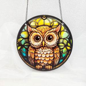 Owl Hanging (approx. 15cm diameter)