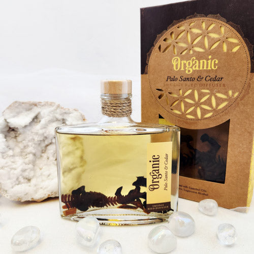 Palo Santo & Cedar Organic Goodness Reed Diffuser (140ml)