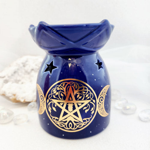 Pentacle Oil Burner (approx.14x11x11cm)