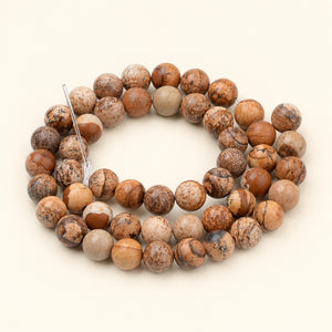 Picture Jasper Crystal Bead Strand | Finding Your Footing | 8mm | Assorted