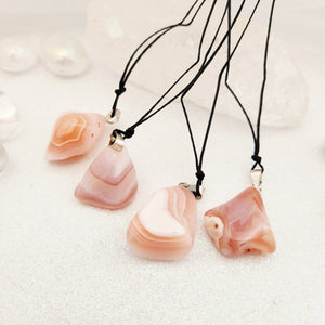 Pink Agate Pendant