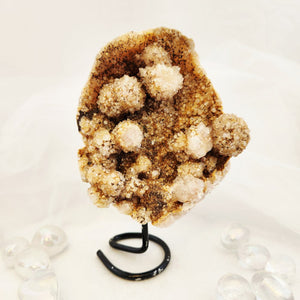 Pink Amethyst Cluster on Stand