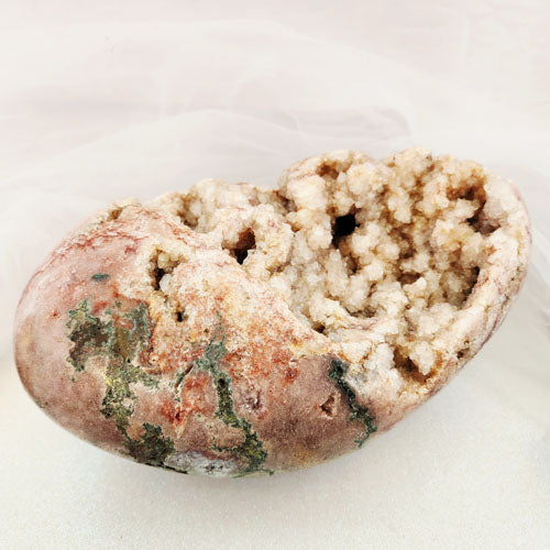 Pink Amethyst Egg Shaped Geode (approx. 27x20cm)