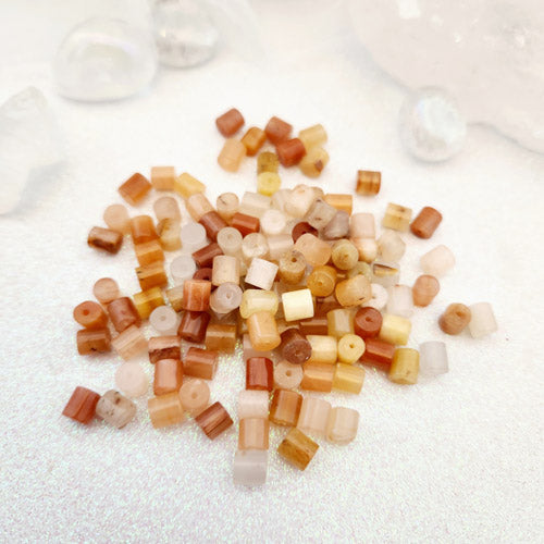 Pink Aventurine  Tube/Column Bead (approx. 6x6mm))