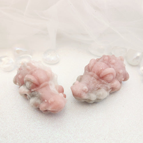 Pink Opal Croc. Like Critter (assorted. approx. 7.5x4cm)